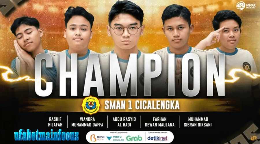 SMAN 1 Cicalengka Juara Turnamen Esports RRQ Mabar Season 2