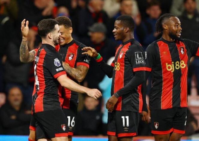 4 Klub Besar Inggris Rebutan Pemain Bournemouth